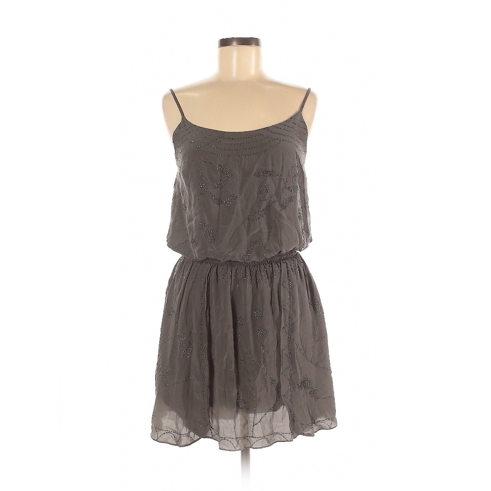 NWOT 100% Silk Boundary & Co Beaded Dress Women's M